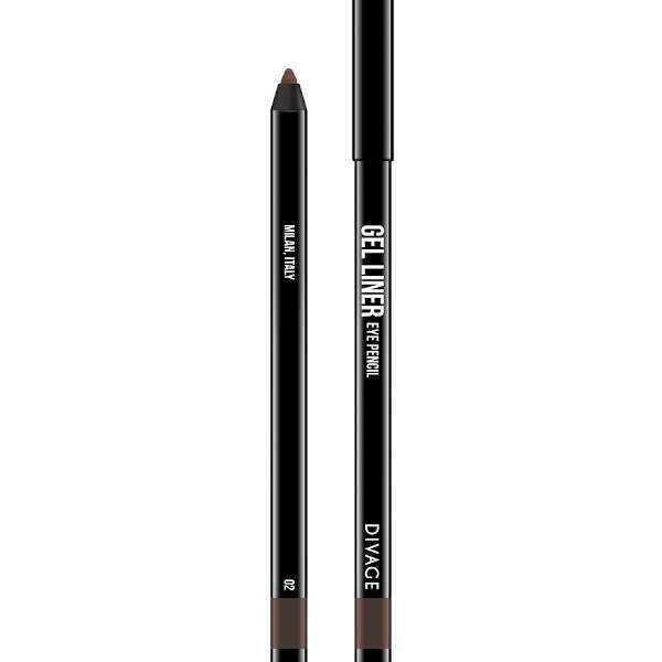 Карандаш для глаз гелевый Divage Gel Liner - № 02 фото №3