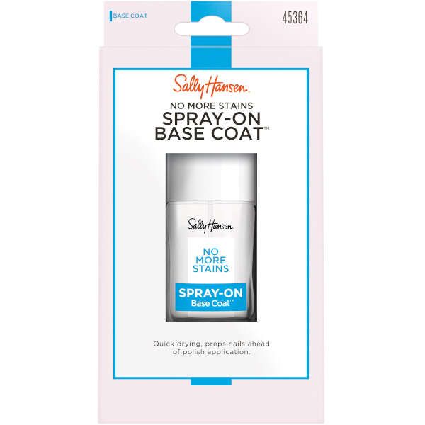 Спрей для защиты цвета ногтей no more stains spray-on base coat Sally Hansen 11 мл фото №3