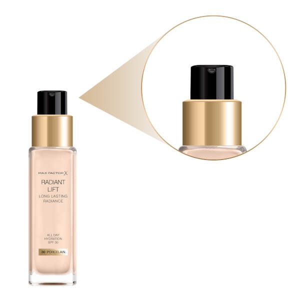 Основа тональная Max Factor Radiant Lift Long Lasting Radiance Procelan тон 30 фото №6