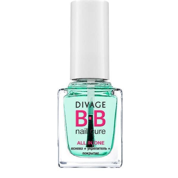 Основа+укрепитель+покрытие для ногтей all in one Divage NAIL CURE BB 