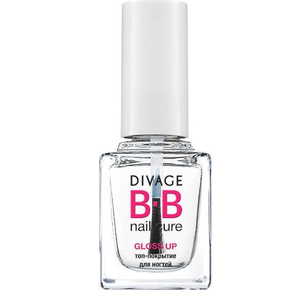 Топ-покрытие для ногтей gloss up bb nail cure Divage 12 мл фото №4