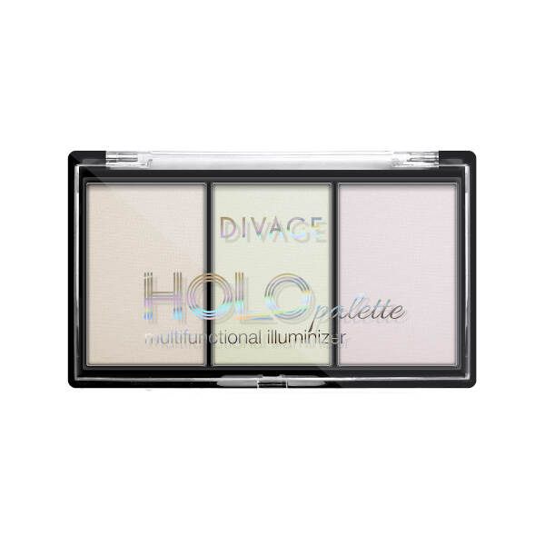 Мультифункциональный иллюминайзер с голографическим эффектом Divage Holo Pallet