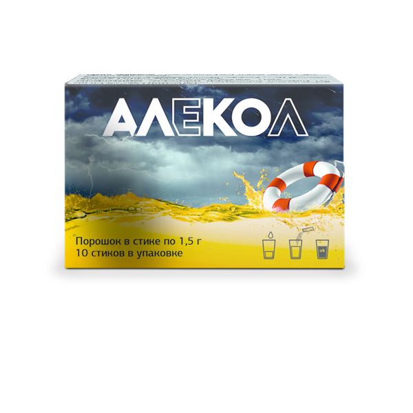 Алекол порошок для приг. раствора для приема внутрь стик 1,5г 10шт