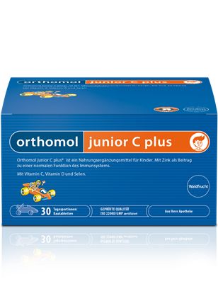 Джуниор С Плюс Orthomol/Ортомоль таблетки жевательные саше 30шт