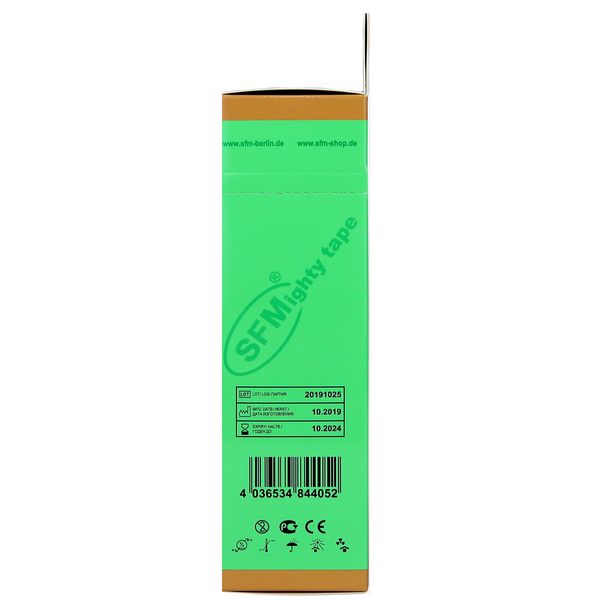 Тейп кинезиологический на хлопковой основе в рулоне бежевый SFM-Plaster 5х3200см фото №6