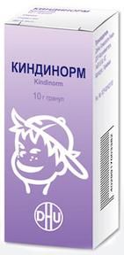 Киндинорм гранулы гомеопатические 10г