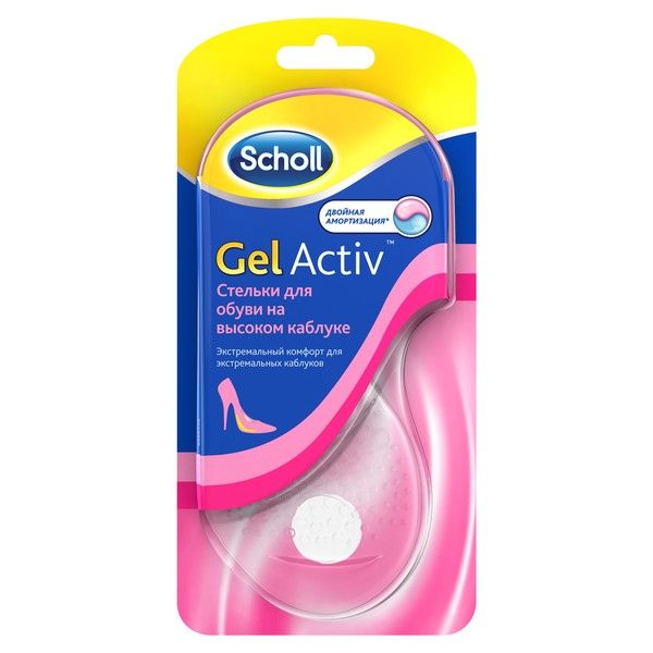 Стельки для обуви на высоком каблуке GelActiv Scholl/Шолл фото №8