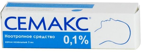 Семакс капли назальные 0,1% 3мл
