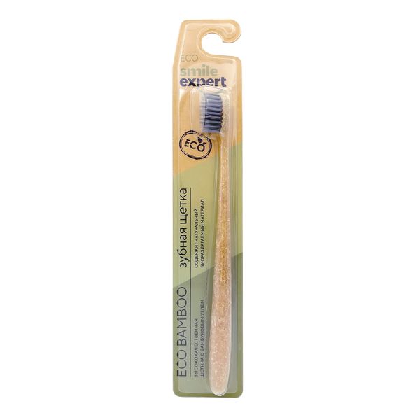 Щетка зубная для взрослых Eco Bamboo Smile Expert/Смайл Эксперт