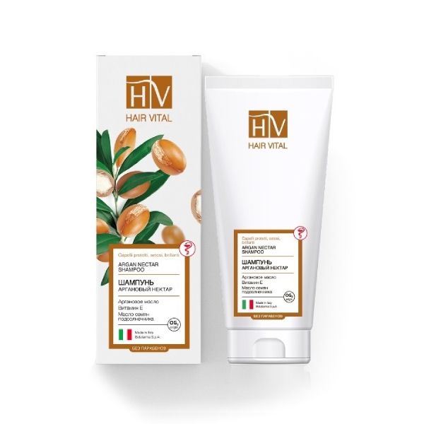Шампунь для волос аргановый нектар Hair Vital/Хаир Витал фл. 200мл