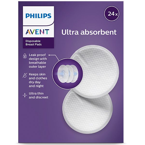 Вкладыши одноразовые в бюстгальтер Philips Avent 24шт (SCF254/24) фото №3
