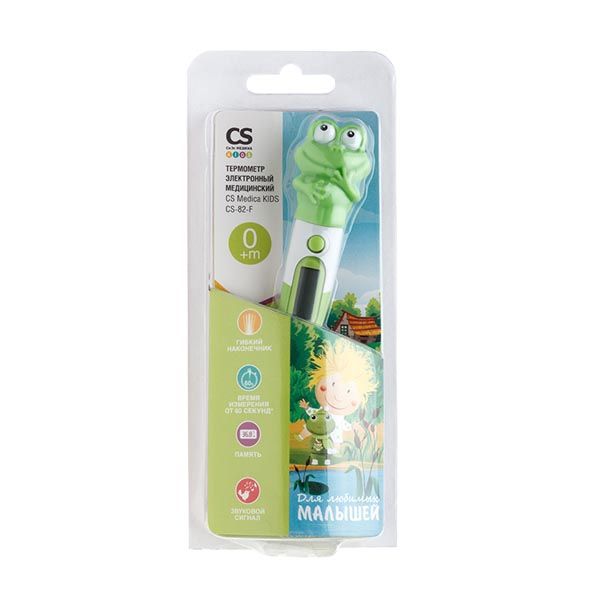 Термометр электронный медицинский лягушка Kids CS-82-F CS Medica/СиЭс Медика фото №2