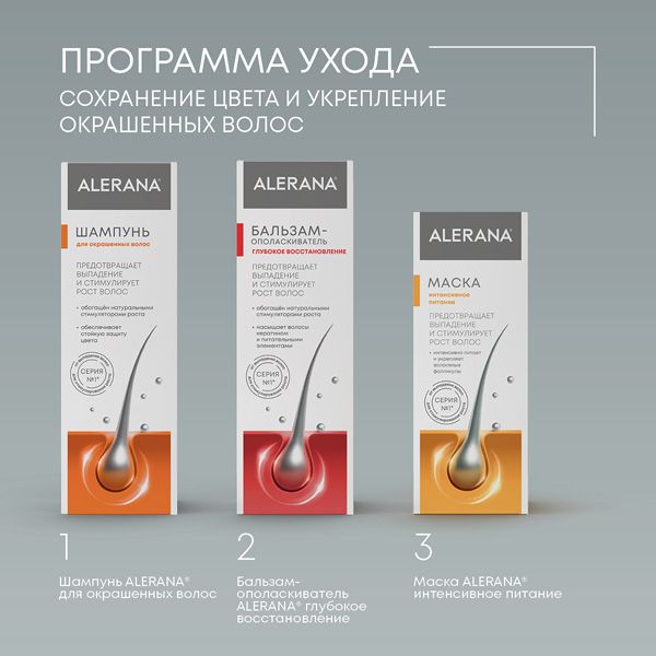 Шампунь для окрашенных волос Alerana/Алерана 250мл фото №7