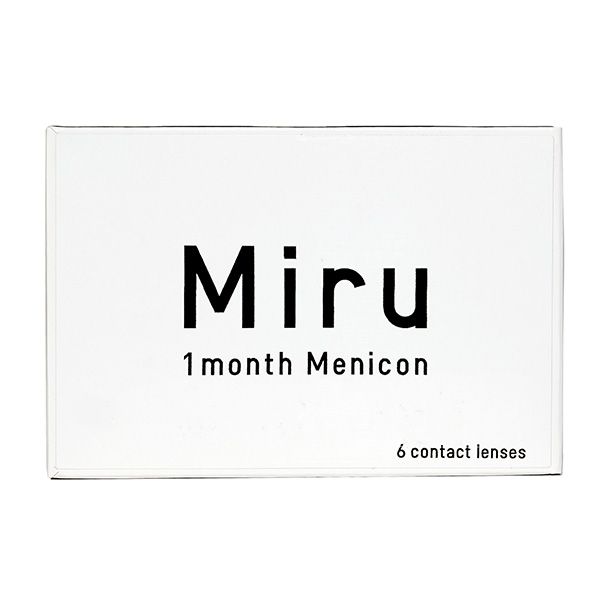 Линзы контактные силикон-гидрогелевые ежемесячной замены Menicon Miru 1month (-1.00/8.6/14.0) 6шт фото №2