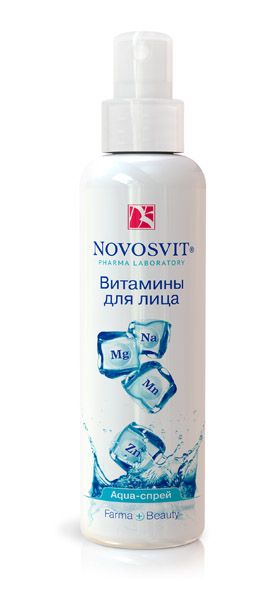 Спрей-aqua витамины для лица Novosvit/Новосвит спрей 190мл
