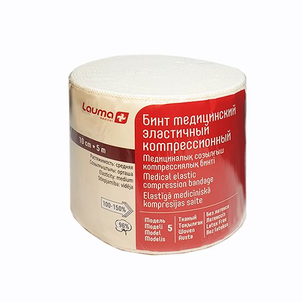 Бинт эластичный средней растяжимости модель 5 Lauma/Лаума 10смх5м фото №6