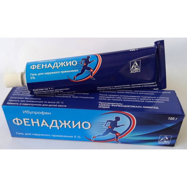 Фенаджио гель для наружного применения 5% 100г фото №2