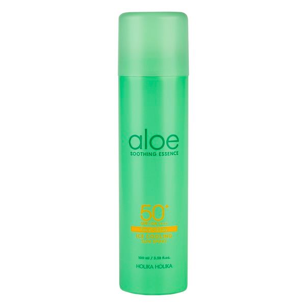 Солнцезащитный спрей holika holika aloe с охлаждающим эффектом spf 50+ pa++++ 100 мл