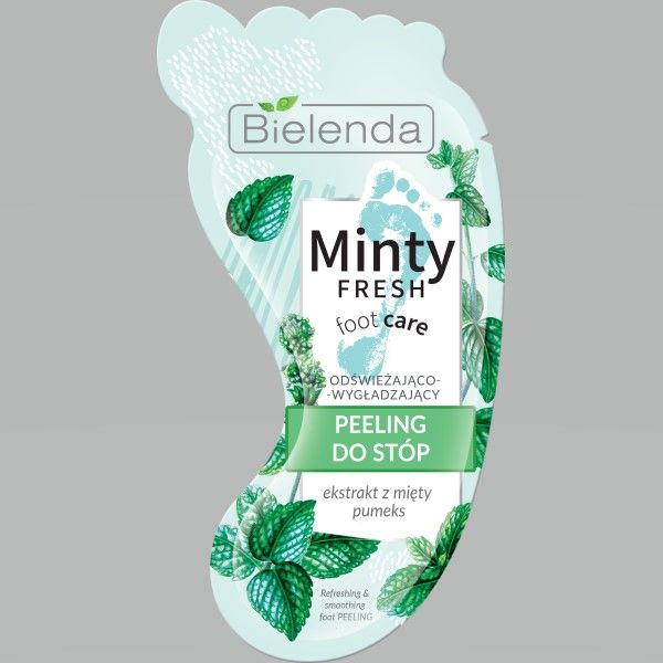 Скраб для ног освежающий разглаживающий minty fresh foot care Bielenda/Белинда 10г
