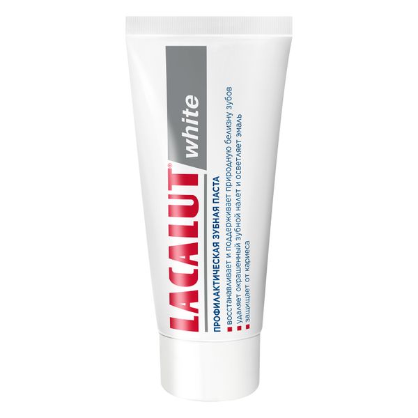 Паста зубная профилактическая отбеливающая White Lacalut/Лакалют 65г фото №3