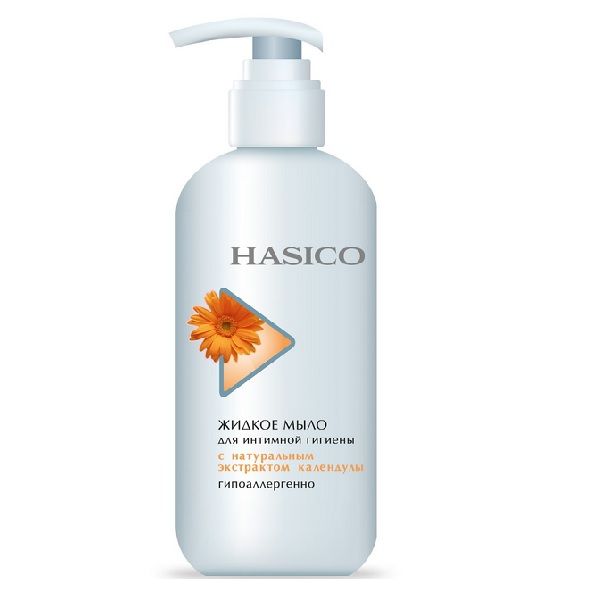 Мыло жидкое для интимной гигиены с календулой Hasico/Хасико 250мл
