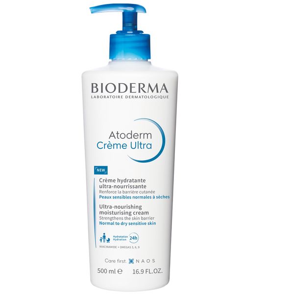 Крем для нормальной и сухой кожи лица и тела увлажняющий Atoderm Bioderma/Биодерма помпа 500мл Крем для нормальной и сухой кожи лица и тела увлажняющий Atoderm Bioderma/Биодерма помпа 500мл