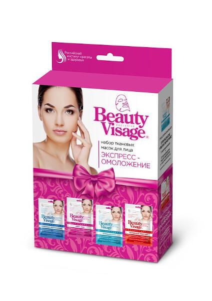 Набор косметический beauty visage уход за лицом мдл тканевые fito косметик 4х25 мл