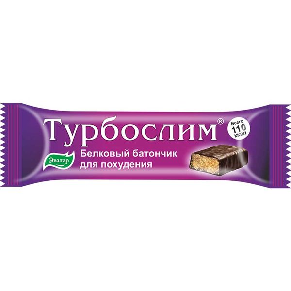 Батончик белковый диетический для похудения Эвалар Турбослим 50г