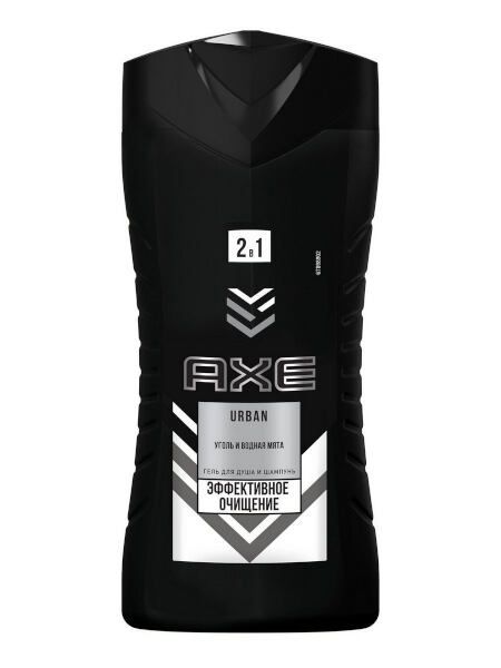 Гель для душа и шампунь мужской эффективное очищение axe 250 мл фото №2