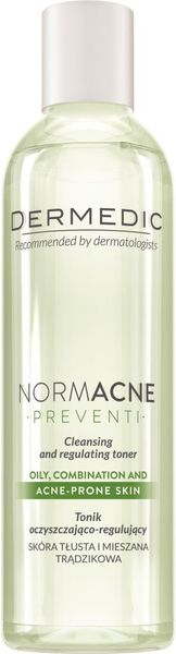 Тоник очищающий для жирной кожи dermedic normacne 200мл