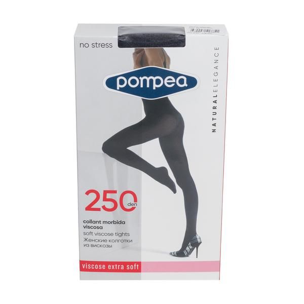 Колготки 250 den синие Melanje Viscosa Pompea р.L (4)