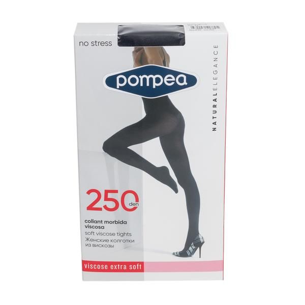 Колготки 250 den синие Viscosa Pompea р.L (4)