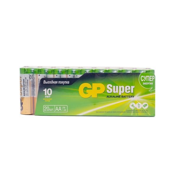 Батарейки алкалиновые 15А АA Super Alkaline GP/ДжиПи 20шт фото №2