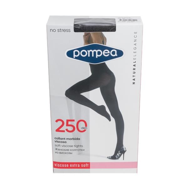 Колготки 250 den серые Viscosa Melanje Pompea р.5 (XL)