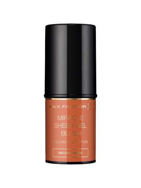Румяна в стике sheer gel blush тон 003 chic nude max factor фото №2