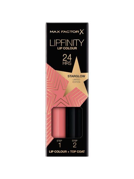 Помада губная стойкая и увлажняющий блеск lipfinity тон 080 max factor
