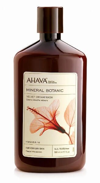Крем-мыло жидкое гибискус и инжир mineral botanic ahava 500 мл фото №2