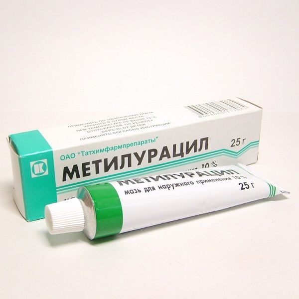 Метилурацил мазь для местного и наружного применения 10% 25г