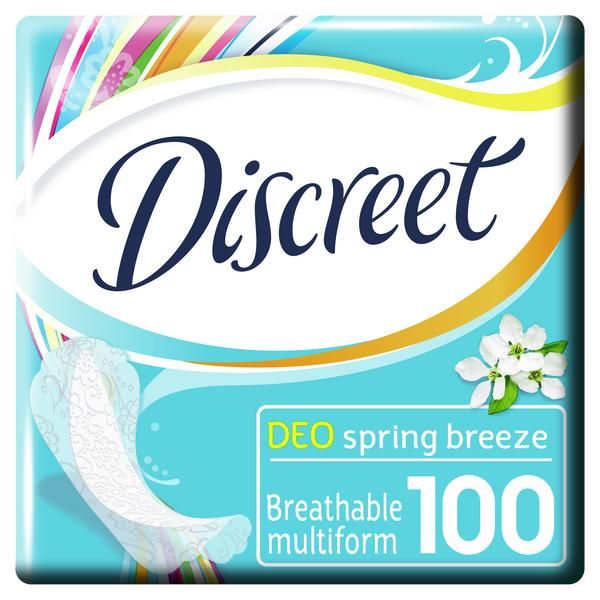 Прокладки на каждый день Deo Spring Breeze Multiform Discreet/Дискрит 100шт