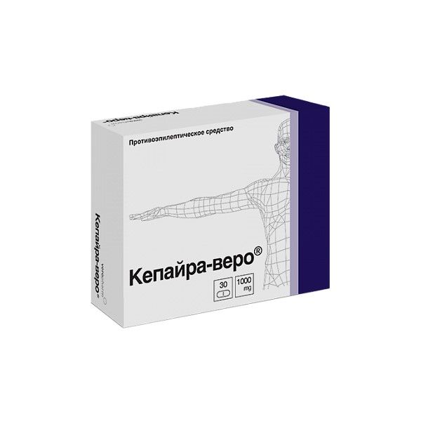 Кепайра-Веро таблетки п.о.п 1000мг 30шт