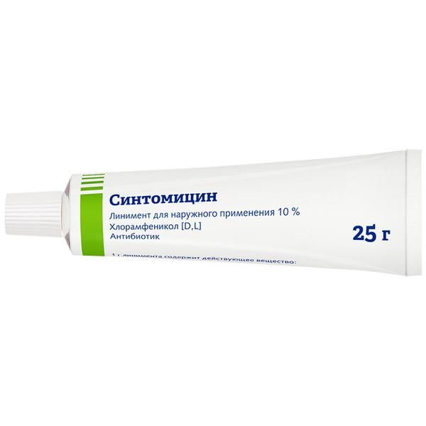 Синтомицин линимент 10% 25г  фото №2