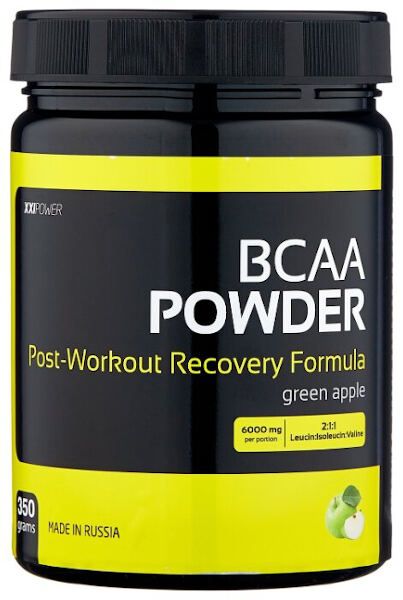 Аминокислоты БЦАА/BCAA Powder вкус яблока XXI порошок 350г