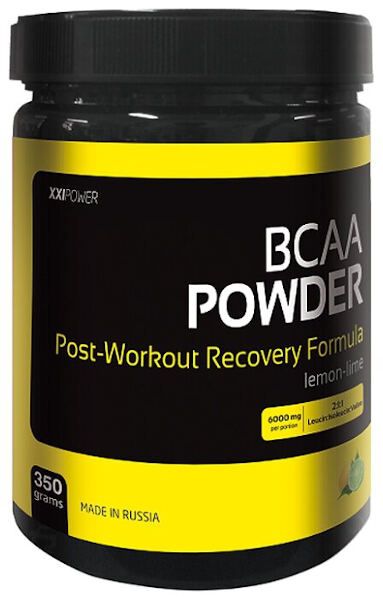 Аминокислоты БЦАА/BCAA Powder вкус лимон-лайм XXI порошок 350г