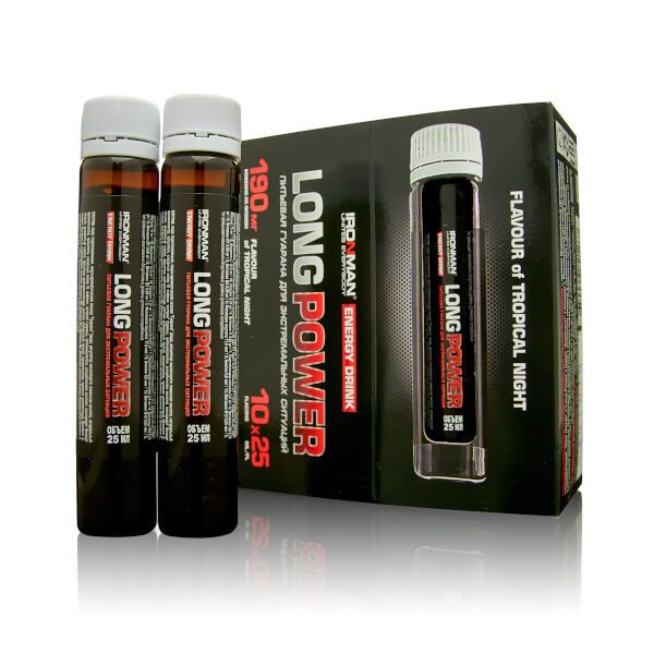 Энергетик Гуарана Long Power Ironman флакон 25мл 10шт