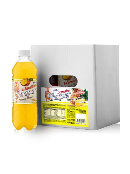 Напиток с L-карнитином ананас Amphora V Fitness Drink Shaper 500мл 6шт
