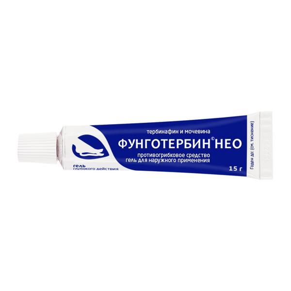Фунготербин НЕО гель для наружного применения 15г фото №2