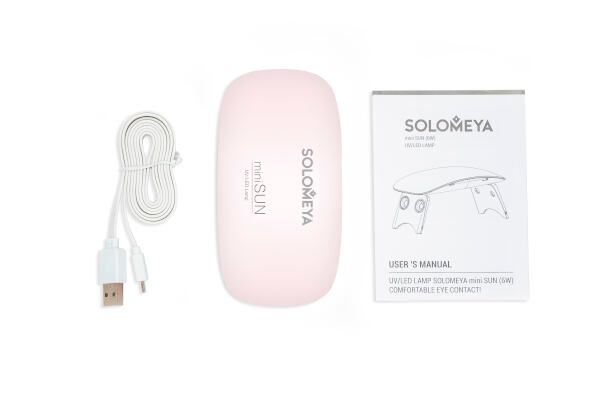 Лампа-UV/LED розовая Mini Sun Solomeya 6Вт фото №3