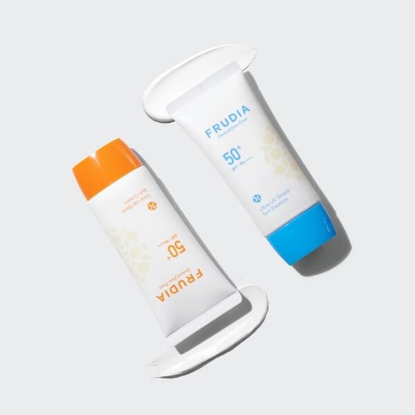Набор Frudia/Фрудия: Крем-основа тональная солнцезащитный SPF50+Крем-эссенция SPF50+ 50г 2шт