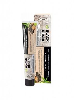 Паста зубная отбеливание и защита десен Black Clean Витэкс 85г