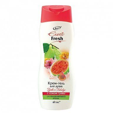 Крем-гель для душа Гуава и Гибискус Витэкс Exotic Fresh 500мл